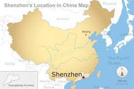 Dies sind links zu landkarten der provinz guangdong (kanton) in china. Shenzhen China Karte Shenzhen Lage In Der Karte Von China Guangdong China