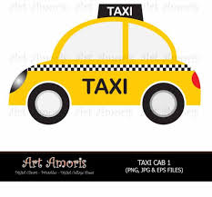 New York Taxi Cab, Cars, Yellow Car, Vehicle, Clipart, Digital Clip Art,  Yellow Cab, Taxi Cab Scrapbook Public Transportation Vector TFP-30 - Etsy