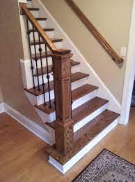 Newel Post Bannister Staircase Remodel Staircase Design House Stairs