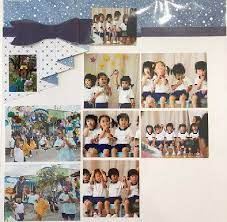 1dayキットクロップ 岐阜教室 虹色テラス 桐山 楽しくスクラップブッキング 岐阜 愛知 スクラップブックのスケッチ スクラップブックのレイアウト 虹色