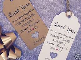Personalised Charity Donation Gift Tag Wedding Favour Guest Label Ebay Charity Wedding Favors Wedding Favor Tags Wedding Favor Gift Tags