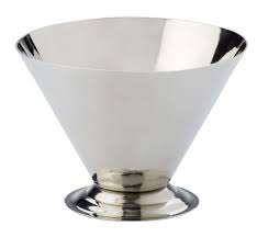 Coupe à dessert et à glace. Coupe A Dessert Conique Inox 25 Cl O 10 Cm Pro Mundi 324406 Chomette