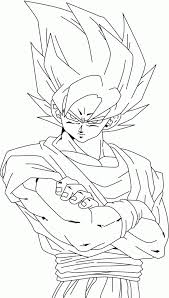 See more ideas about coloring pages printable coloring pages and printable coloring. Goku Super Saiyan 1 Coloring Pages Coloring Home