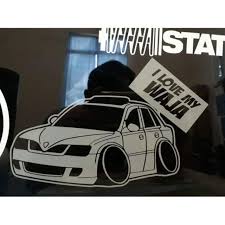 Kehadirannya kini terdapat di 80 buah negara. Sticker Kereta I Love My Waja Boleh Custom Warna Sticker Kereta Khas Untuk Proton Waja