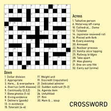 Themed crossword puzzles with a human touch. 10 Best Printable Crosswords For Adults Printablee Com