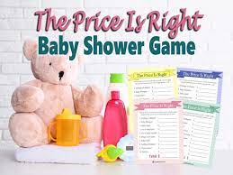 The printable pdf price is right game cards include some popular baby items listed to make things easier. Price Is Right Baby Shower Game Plus Free Printable