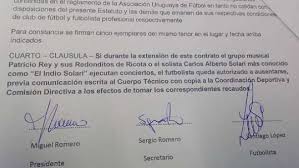Indio solari indio solari o nada: Insolito Jugador De Futbol Firma Contrato Con Peculiar Clausula Indio Solari Rpp Noticias