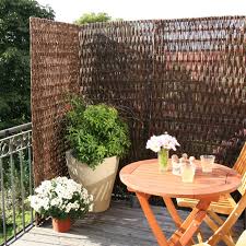 Sichtschutzwand Weide Toulouse Naturbelassen Jardines Natural Jardineria
