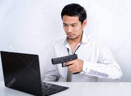 We did not find results for: Man And Gun Hacking Laptop Computer Isolated On White Background Stock Photo Picture And Royalty Free Image Image 95248242