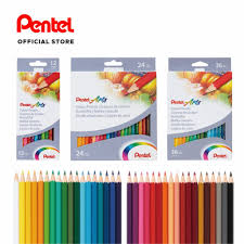 Colour Pencils - 12 Warna - Pentel Indonesia