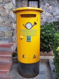 Post Office Box Rodon Hotel Post Box Vintage Mailbox Antique Mailbox