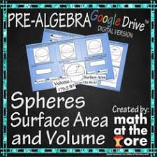 Spheres Surface Area And Volume Google Slides Solving Word Problems Digital Activities Google Slides Math