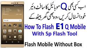 How To Flash Qmobile E1 MT6735, With ...