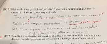 Ionization detectors and photoelectric detectors. Solved 10 2 What Are The Three Principles Of Protectio Chegg Com