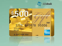 500 Amex Gift Card From Slickdeals Sweepstakes American Express Gift Card Prepaid Gift Cards Gift Card