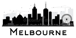Melbourne City Skyline Black And White Silhouette Vector Illustration Simple F Sponsored Sponsored Affiliate Skyline Melbourne Illustrat In 2020 Australien