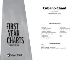 Cubano Chant Additional Score By Ray Brya J W Pepper