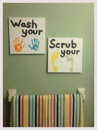 Outfit your little one's bathroom with all the necessities: 10 Kids Bathroom Decor Ideas Every Mom Will Love Kid Bathroom Decor Kids Bathroom Art Childrens Bathroom
