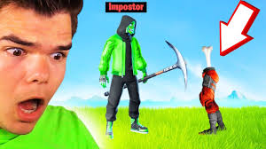 Report = locked in among us! Playing Among Us In Fortnite Youtube