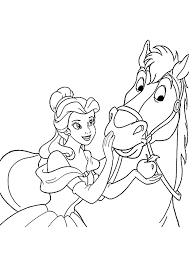Disney babies coloring pages for kids. Coloring Pages Of Princess Belle 125 Images The Largest Collection Print Or Download For Free Razukraski Com