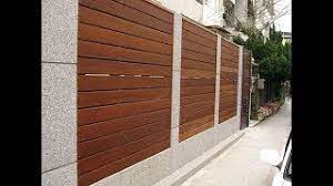 Desain pagar kayu ulin minimalis sederhana model desain. Model Pagar Kayu Minimalis Youtube