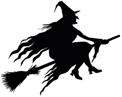 Resultado De Imagen Para Witch Silhouette Witch Silhouette Vintage Witch Halloween Silhouettes