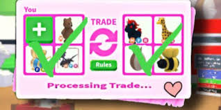 Which allows users to exchange their items for other players' items. Adopt Me Trading And More Roblox Amino