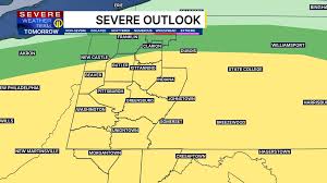 Sunday to start dry before possible severe weather
