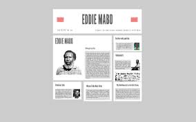 On this day, now known as mabo day, the high court of australia recognised that aboriginal and torres strait islander peoples have rights to the land. Eddie Mabo By Justin Chen