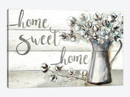 You'll receive email and feed alerts when new items arrive. Farmhouse Cotton Home Sweet Home Canvas Tre Sorelle Studios Icanvas