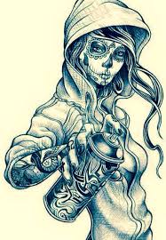 That S Wassup Skulls Drawing Graffiti Tattoo Lowrider Art