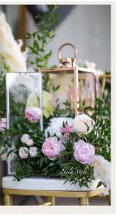 Pivoine Lanterne Composition Florale Mariage Mariage Pivoine