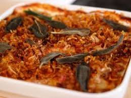 A Barefoot Thanksgiving With Ina And Bobby Layered Potato Potato Gratin Food Network Recipes