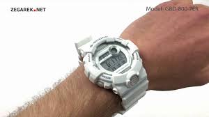 The colors may differ slightly from the original. Casio G Shock Original Gbd 800 7er G Squad Zegarek Net Youtube