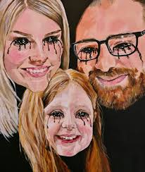 Framed by Peggy Tumey Fine Art consultants in Silver spring Maryland, but  the contact information is not valid anymore. Found at a Goodwill in  Charlotte NC, it is an unsigned original acrylic