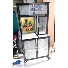 Karena desain dan kaca yang dipakai bisa beragam, harga rak piring kaca juga bervariasi. Rak Piring Rak Dapur Lemari Dapur Lemari Piring Aluminium 2 Pintu Kaca Es Shopee Indonesia