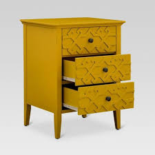 Fretwork Accent Table Yellow Threshold Target In 2020 Yellow Furniture Yellow Painted Furniture Accent Table