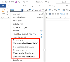 How To Use Google Fonts In Microsoft Word