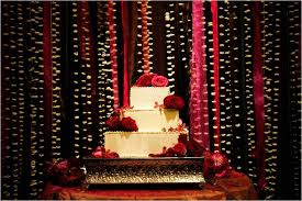 Lights, textured fabrics, backdrops, and more. Wedding Cake Backdrop Ideas Beloved Blog