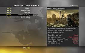 Get two weapons, and max out your ammunition through the … Bring Back Normal Mw2 Spec Ops Difficulties Earn Stars Unlock More Missions Modernwarfare