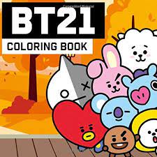 Pin oleh sandhya mathur di my drawings seni krayon. Bt21 Coloring Book Bt21 Coloring Pages For Bts Fans Kpop Army Lovers Amazon De Soo Bin Kim Fremdsprachige Bucher