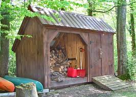 Who says a firewood shed has to be done in the typical design? Firewood Storage 30 Sheds Racks And Shelves Insteading