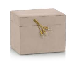 This elegant jewelry box ensures that every piece of your collection has a place on your next we get a lot of questions about ring size here at blush and bar. 7 H X 9 W X 7 5 D Blush Suede Jewelry Box Ii