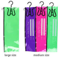 1Set Cheap Zipper Hair Extension Storage Bag Pvc Wig Storage Bag With  Hanger For Multiple Wigs 60Cm Length Purple Bag With Hook - AliExpress