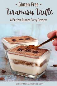 Get with the new informality and serve up these delicious dishes packed with flavour to be proud of. Gluten Free Tiramisu Trifle A Perfect Dinner Party Dessert