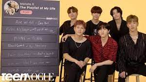 See What Songs Monsta X Chose To Create The Playlist Of Their Lives With Teen Vogue Allkpop