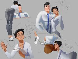 Quick sketches of (Lois and clark kent by Rioko)[My adventures with  superman] : rrule34