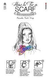 Un bandana est un accessoire chic et polyvalent. How To Tie A Scarf The Rosette Neck Wrap Http Www Facebook Com Welovewool Scarf Tying How To Wear Scarves Scarf Knots