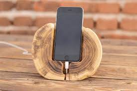 Rustic Docking Station Wood Iphone 6 Stand Samsung Galaxy S6 Etsy In 2021 Rustic Docking Station Wooden Iphone Stand Docking Station