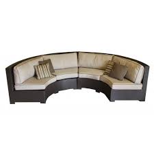 From there, you can decide how many chairs you'd like to create your very own outdoor fire pit conversation set up. Terrace Collection Curved Sectional Set With Gas Fire Pit Table Outdoor Sectional Sofa Wicker Sofa Sectional Sofa